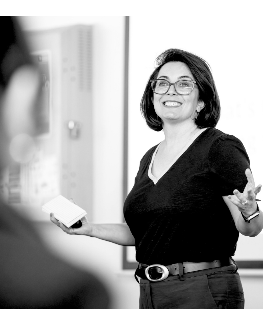 Emerging leaders page (1) Sara facilitating a workshop