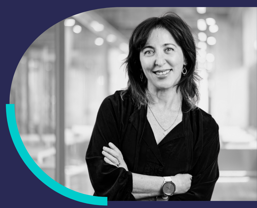 Vikki Maver profile in black and white