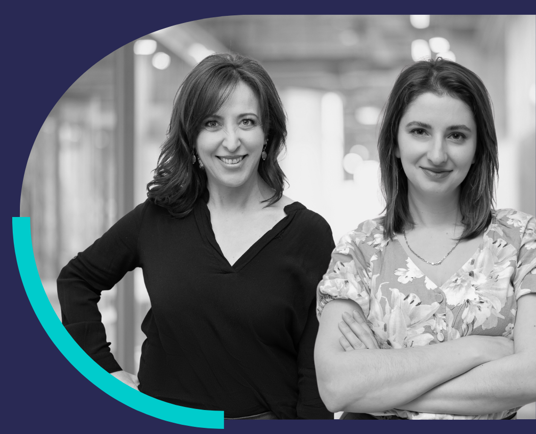 Vikki and Veronica black and white headshot